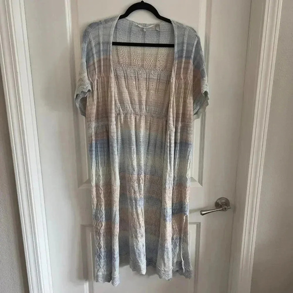 Anthropologie Knitted & Knotted Ombre Sweater Cardigan - Picture 2 of 5